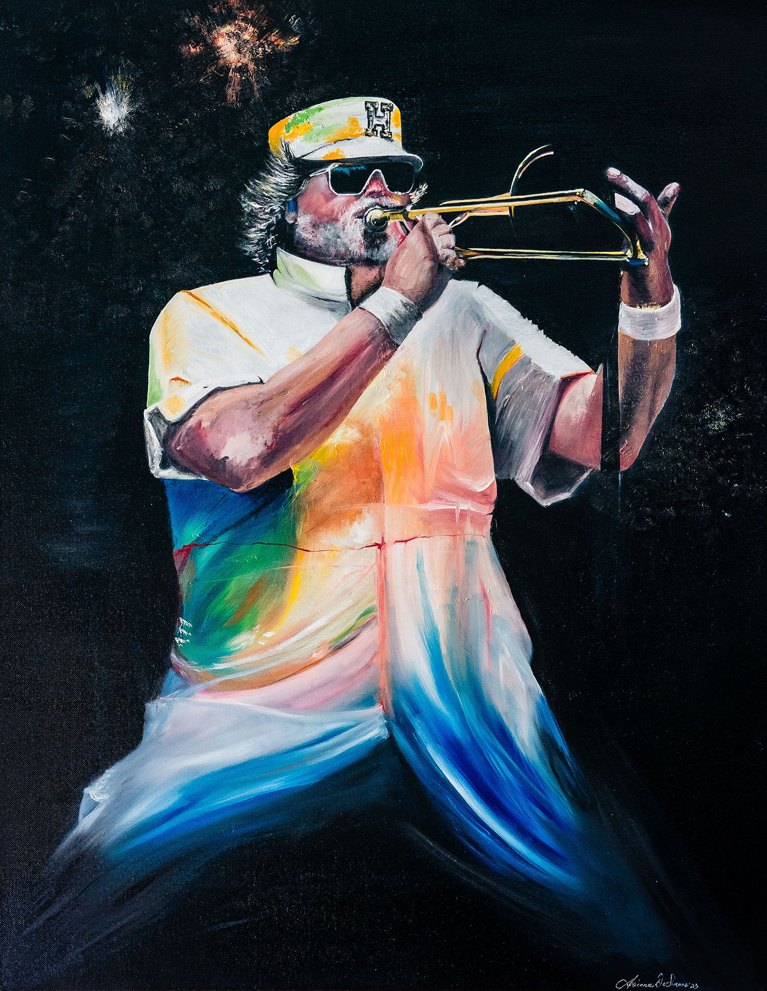 The painting "Shiver Man"